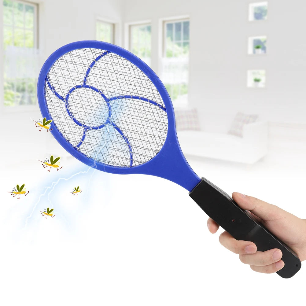 Summer Anti Mosquito Fly Cordless Battery Power Electric Fly Mosquito Swatter Bug Zapper Racket Insects Killer Home