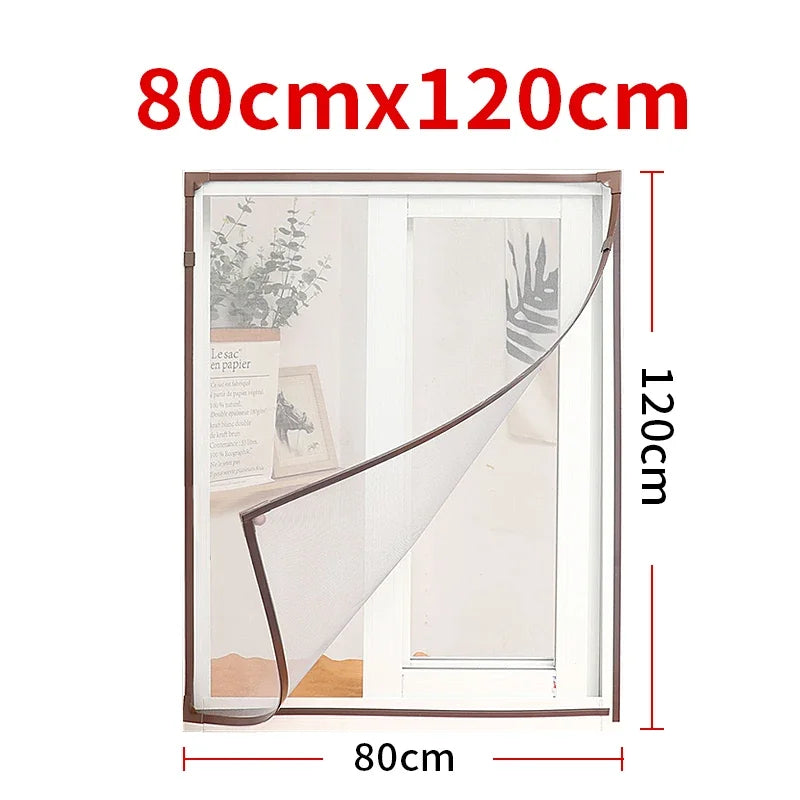 magnetic screen door  mosquito net   Magnetic Window Screen Tulle Mesh Stealth Customize DIY Mesh Curtain Removable Washable