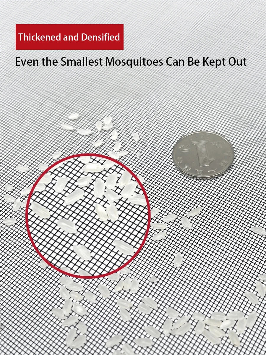Multi Functional Mosquito Screen Mesh Roll Durable Cuttable Customizable Size Large Coverage Perfect for Home and Outdoor Use