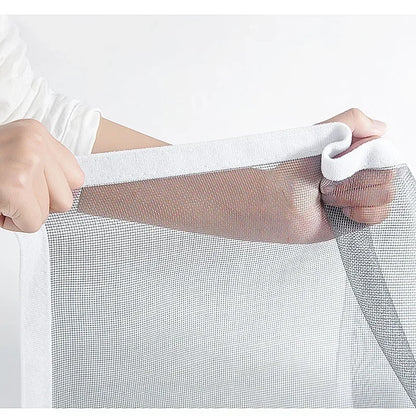 Self-adhesive and reusable mosquito nets for windows, anti-mosquito window screens, tulle, customizable in summer washable mesh