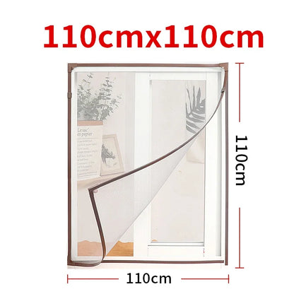 magnetic screen door  mosquito net   Magnetic Window Screen Tulle Mesh Stealth Customize DIY Mesh Curtain Removable Washable