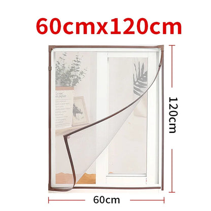magnetic screen door  mosquito net   Magnetic Window Screen Tulle Mesh Stealth Customize DIY Mesh Curtain Removable Washable