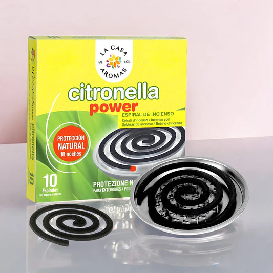 Sprirale anti-moustiques citronnelle